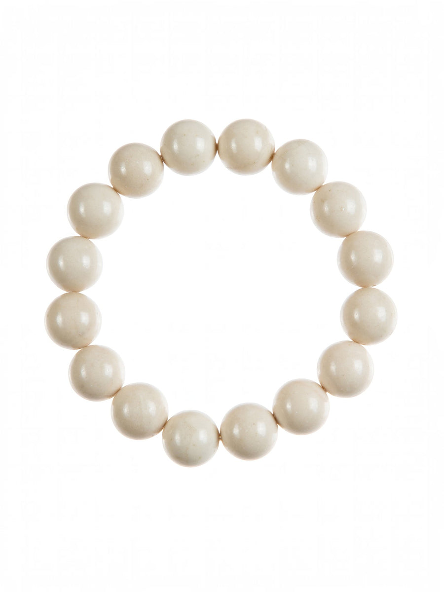Fossil Stone Stretch Bracelet B1997-12MM