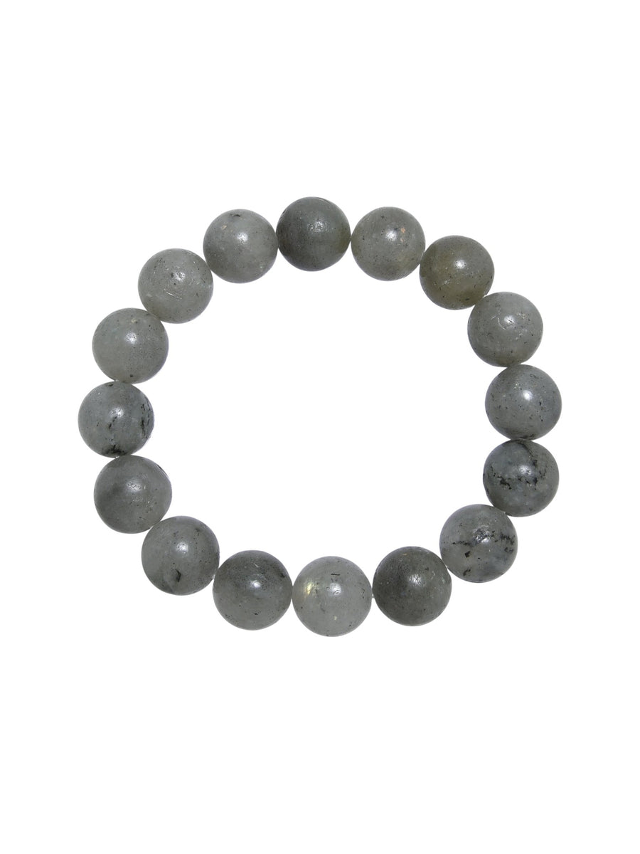 Labradorite Stone Stretch Bracelet B2050-12MM