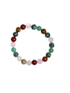 Mixed Stone Stretch Bracelet B2075-8MM - view 2