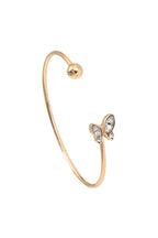 Rhinestone Butterfly Cuff Bracelets B2248