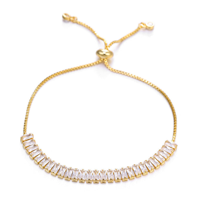 Cubic Zirconia Chains Bracelets B2530
