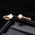 Cross Stainless Steel Cuff Bracelet B2599