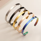 Stainless Steel Cuff Bracelet B2615