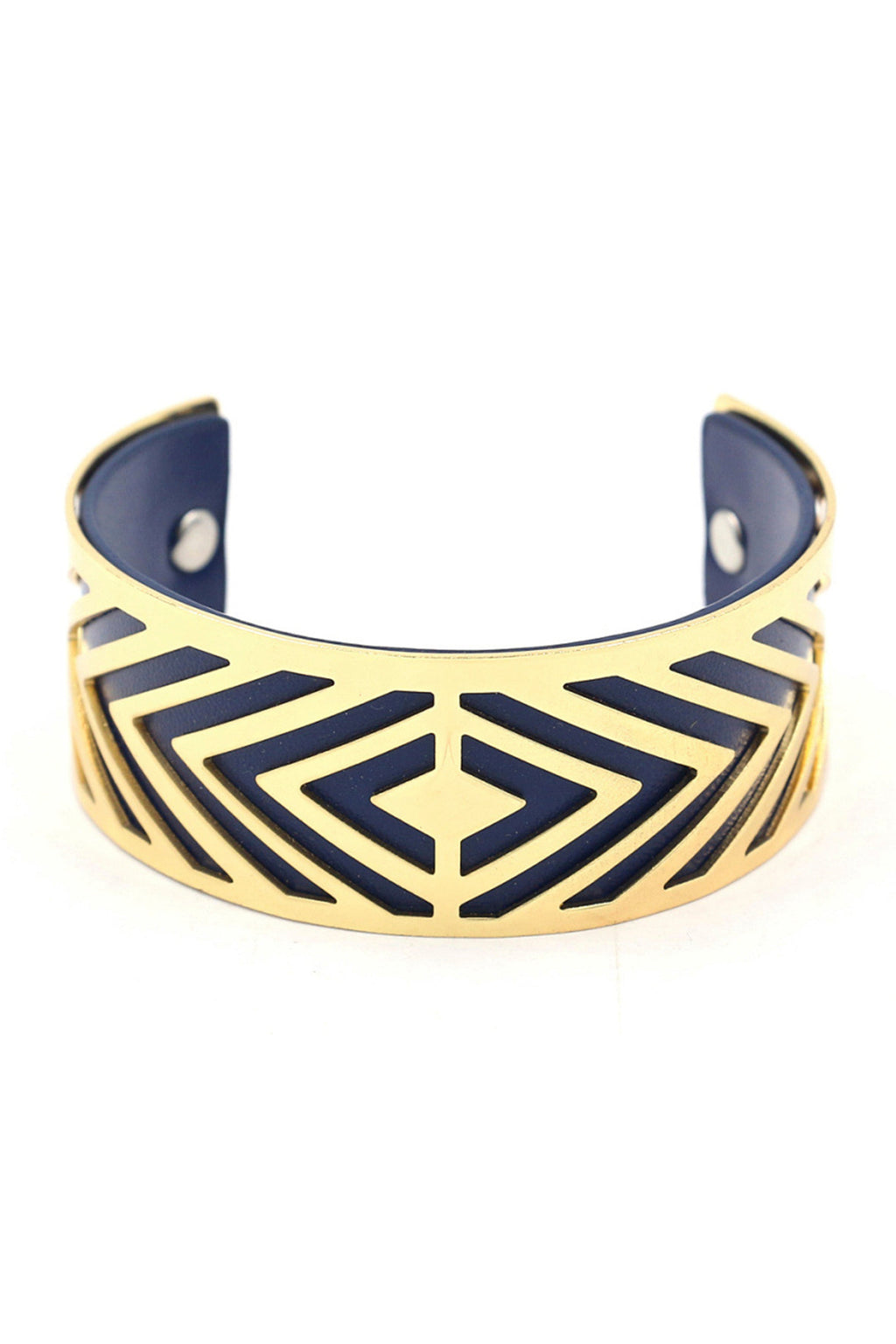 Diamond Pu Leather Cuff Bracelet B2794