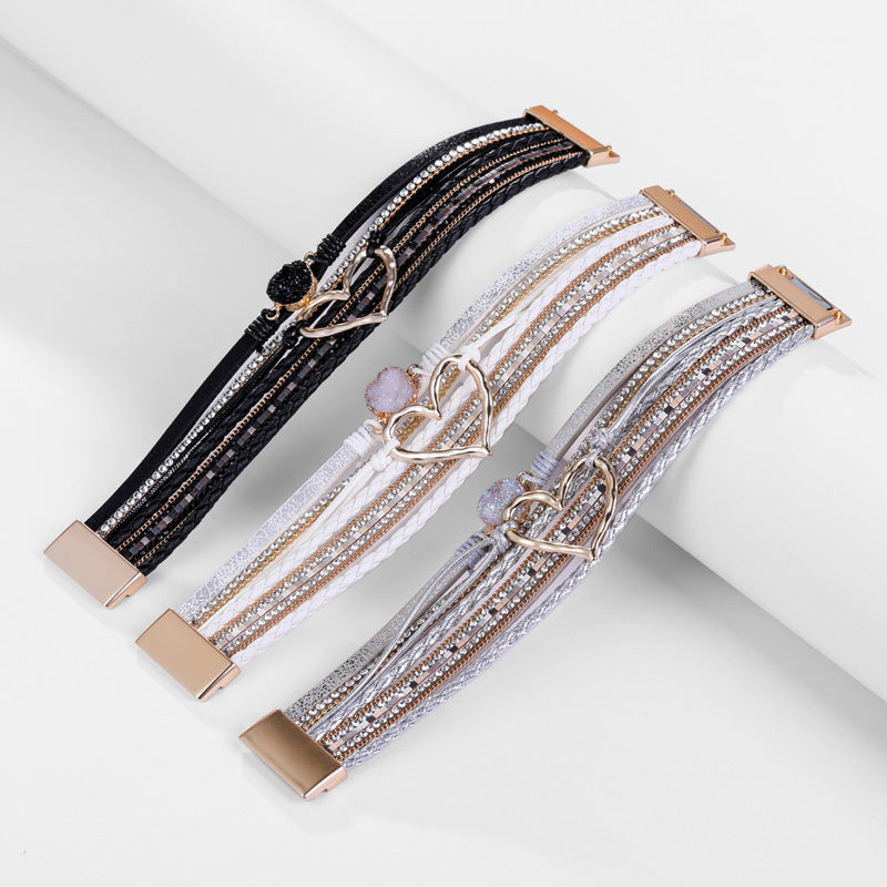 Heart Multilayer Magnetic Bracelet B2816 - view 19