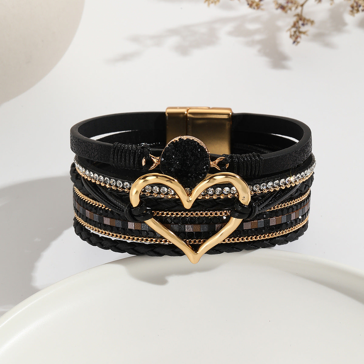 Heart Multilayer Magnetic Bracelet B2816 - view 10