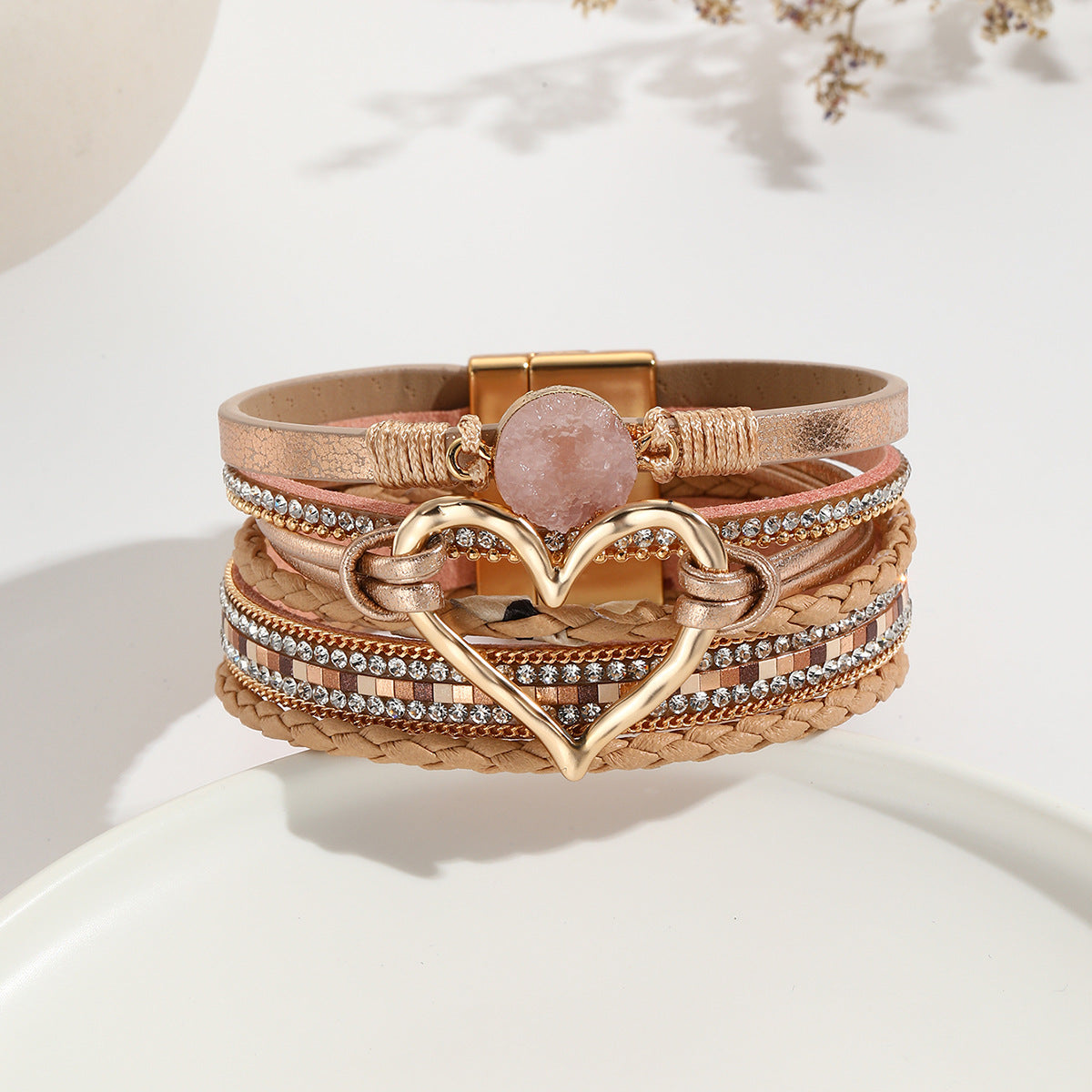 Heart Multilayer Magnetic Bracelet B2816 - view 11