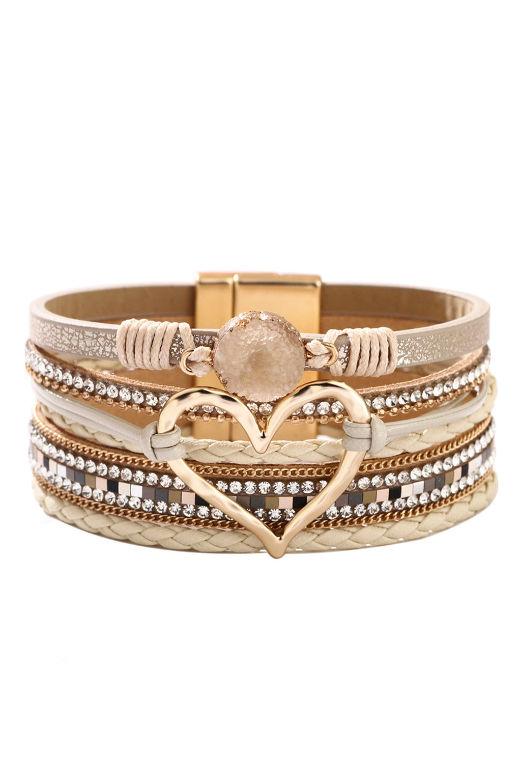 Heart Multilayer Magnetic Bracelet B2816 - view 5