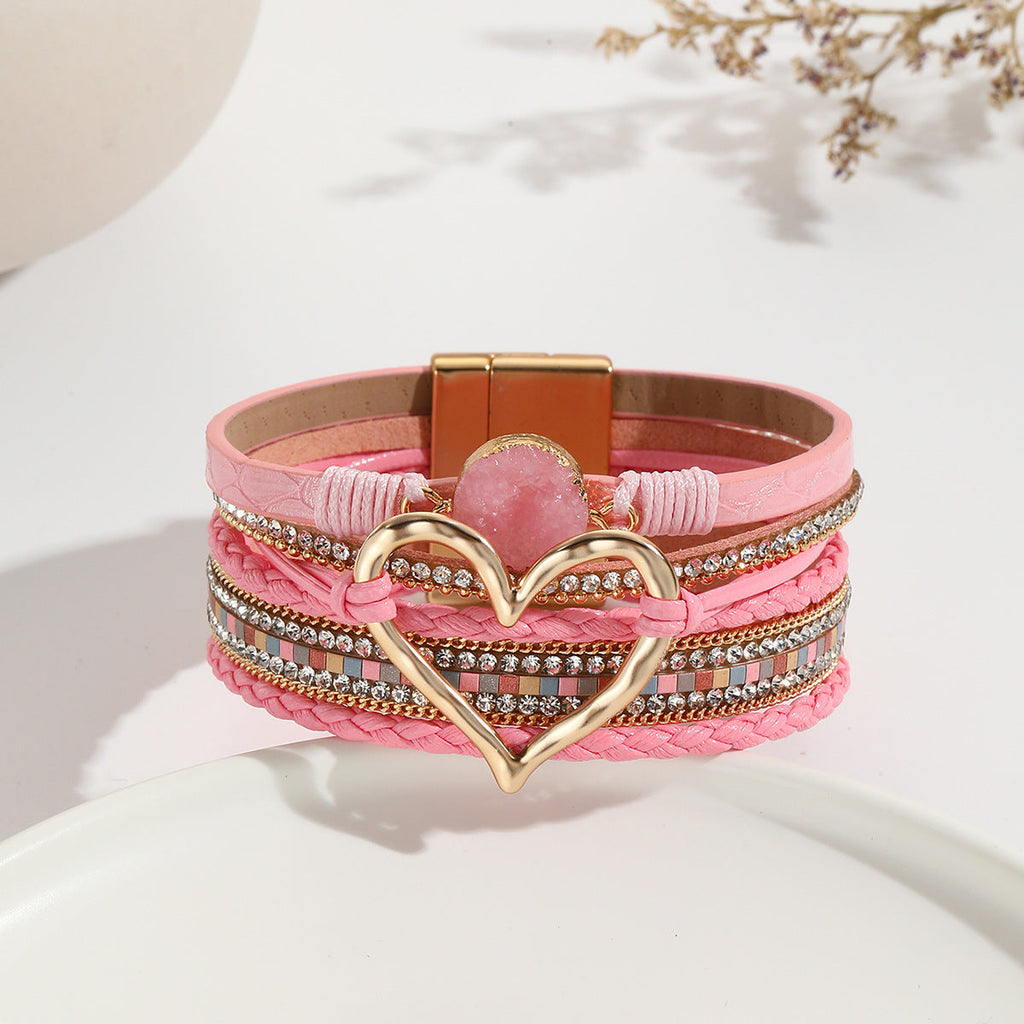 Heart Multilayer Magnetic Bracelet B2816 - view 13