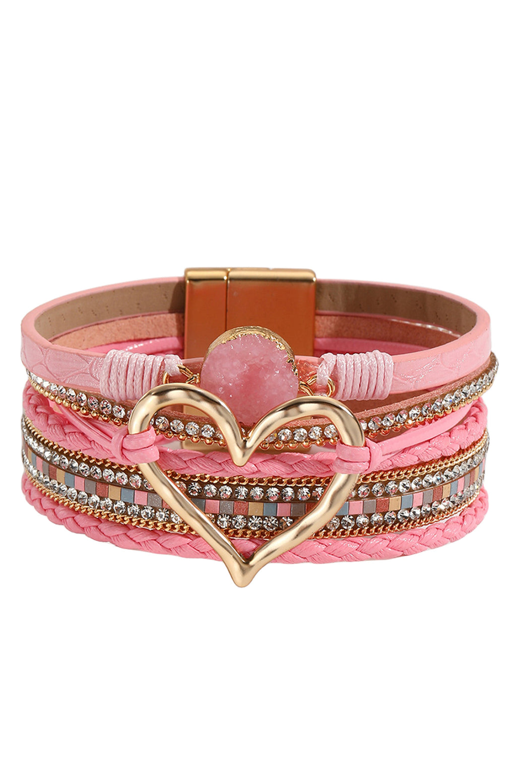 Heart Multilayer Magnetic Bracelet B2816 - view 6