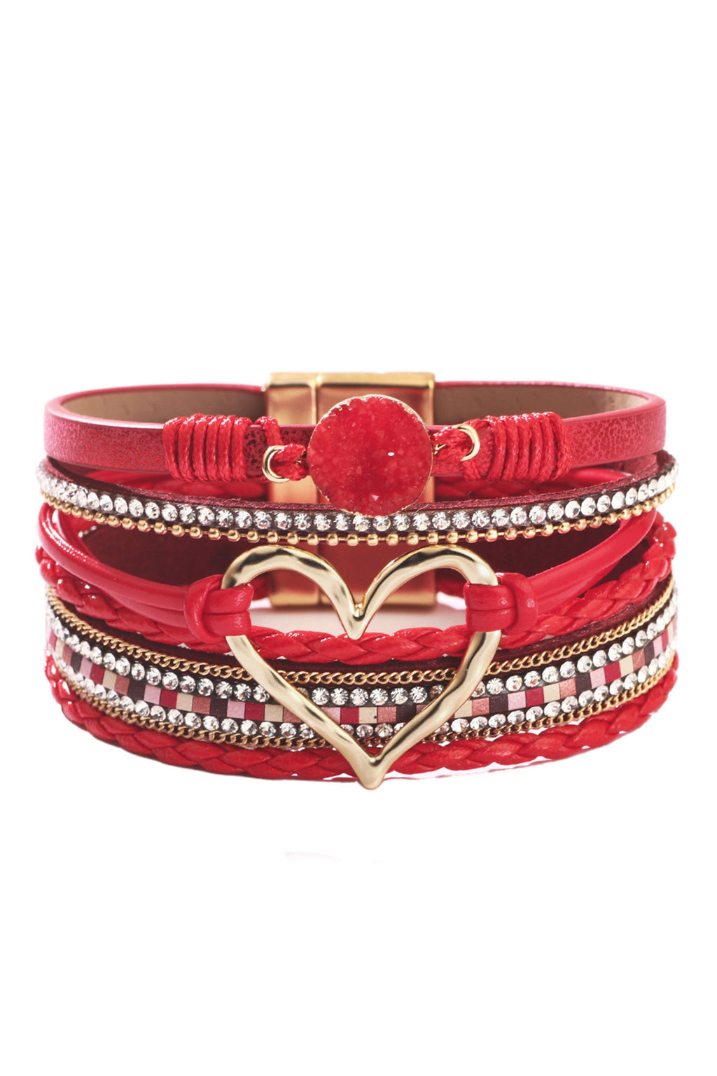 Heart Multilayer Magnetic Bracelet B2816 - view 7