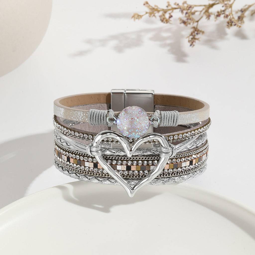 Heart Multilayer Magnetic Bracelet B2816 - view 14