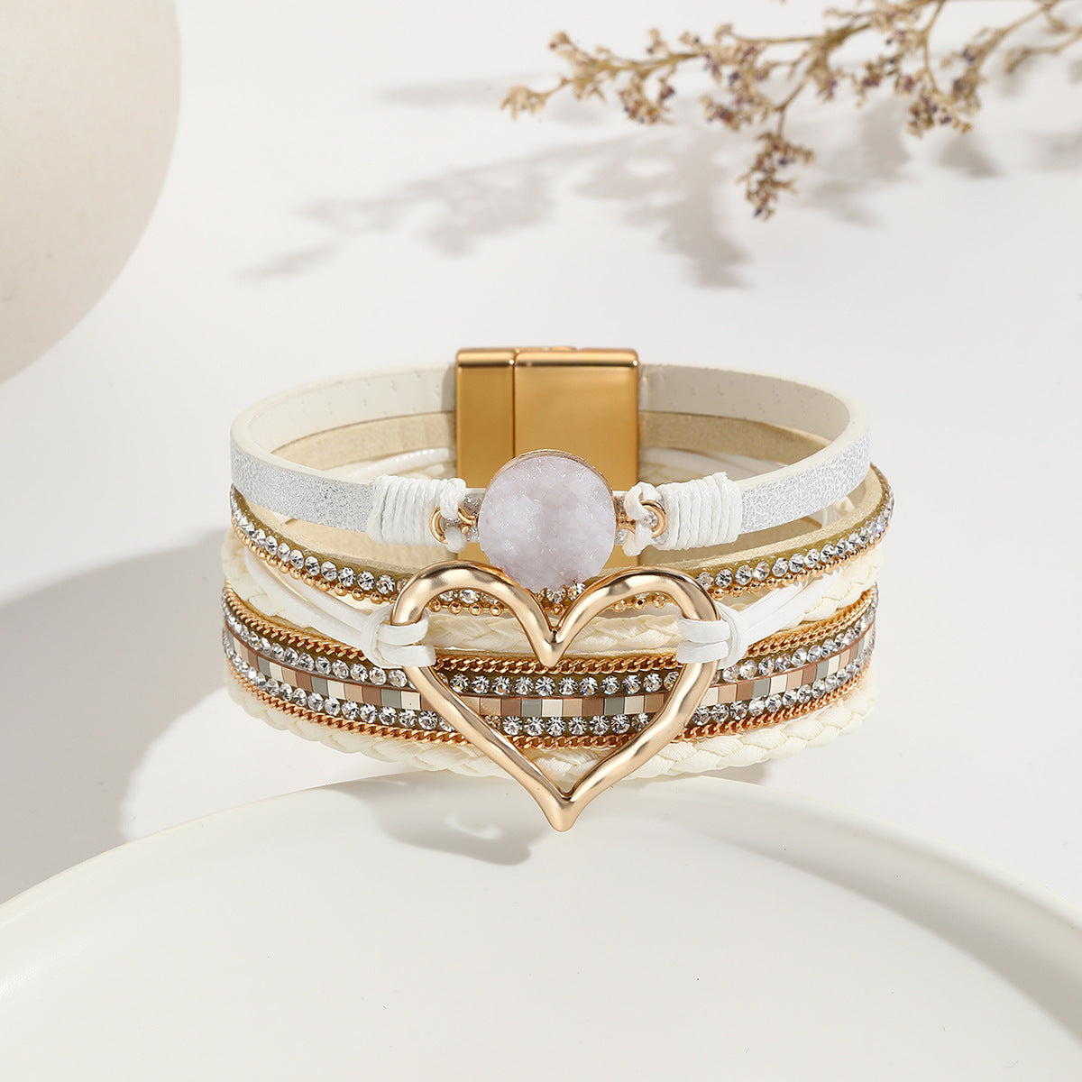 Heart Multilayer Magnetic Bracelet B2816 - view 15