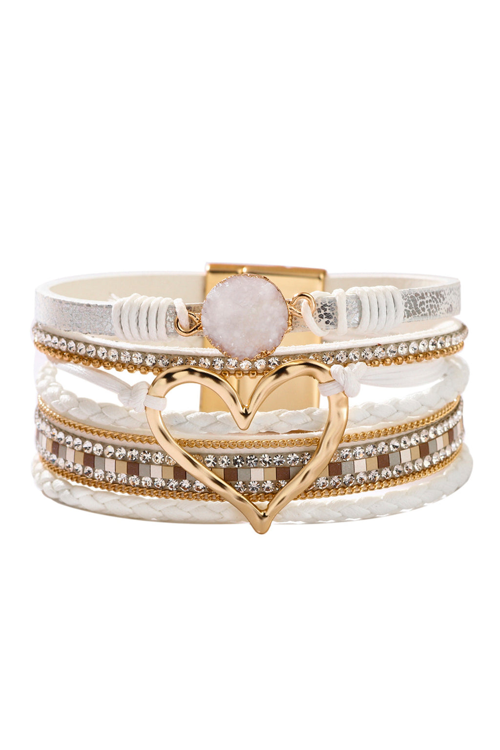 Heart Multilayer Magnetic Bracelet B2816 - view 8