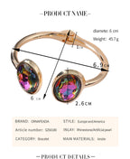 Pearl Cuff Alloy Bracelet B2817