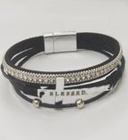 Cross Pu Leather Magnetic Bracelet B2818 - view 10