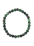 Ruby in Zoisite Stone Stretch Bracelet B2979-6MM