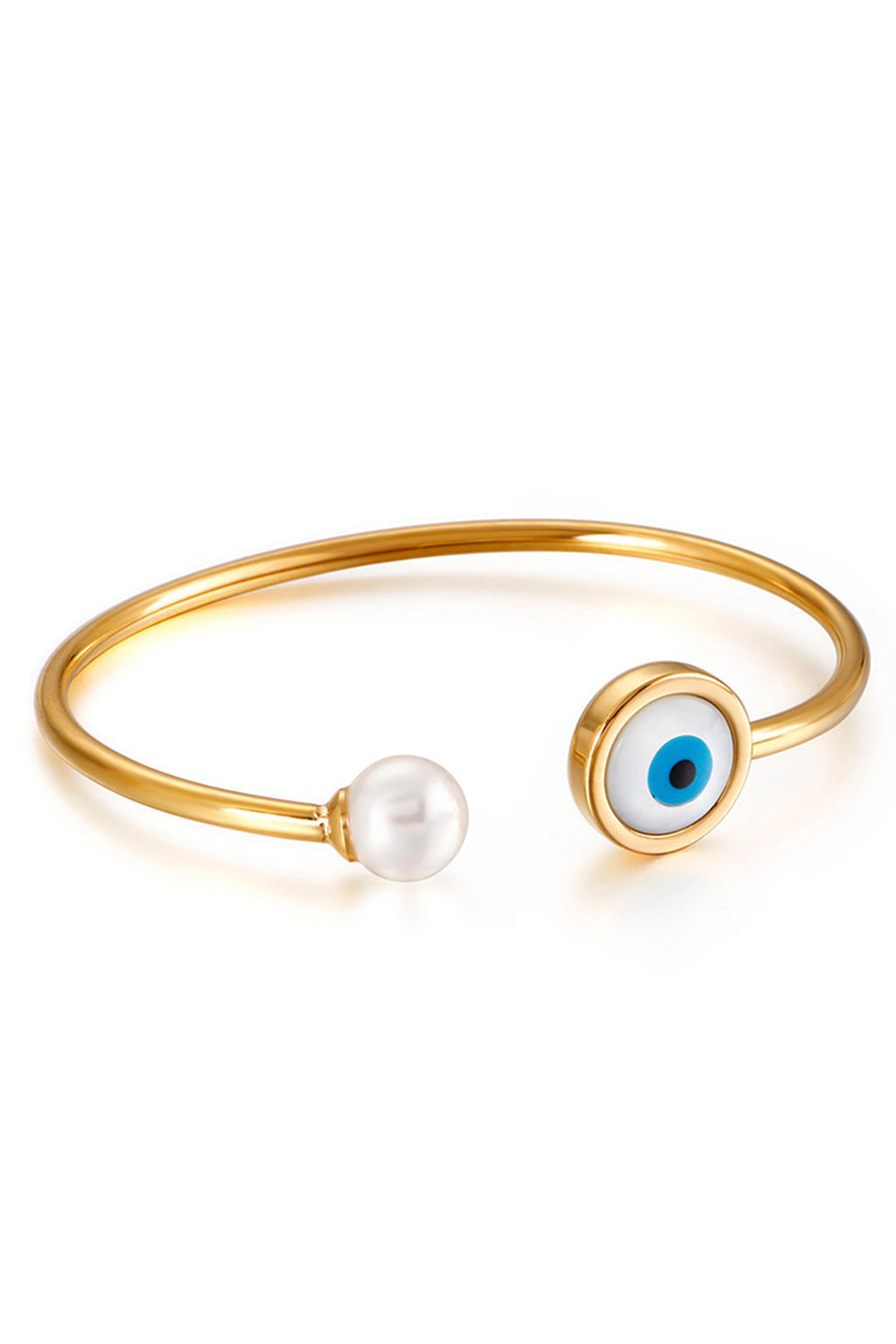 Evil Eye Stainless Steel Cuff B3142