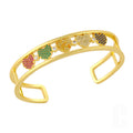 Heart Zircon Cuff Bracelet B3186