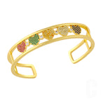 Heart Zircon Cuff Bracelet B3186