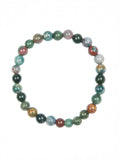 Indian Agate Stone Stretch Kids Bracelet B3245-6MM
