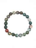 Indian Agate Stone Stretch Kids Bracelet B3245-8MM