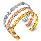 Chain Stainless Steel Cuff Bracelet B3315