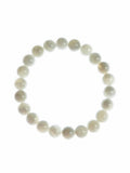 White Moon Stone Stretch Bracelet B3426-8MM