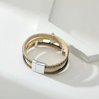 Heart Leatherette Magnetic Bracelet B3580 - view 7