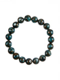 Blue Cloisonne Stone Stretch Bracelet B3599-10MM