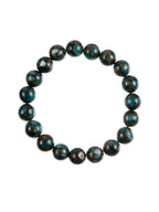 Blue Cloisonne Stone Stretch Bracelet B3599-6MM