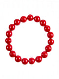 Coral Jade Stone Stretch Bracelet B3605-10MM