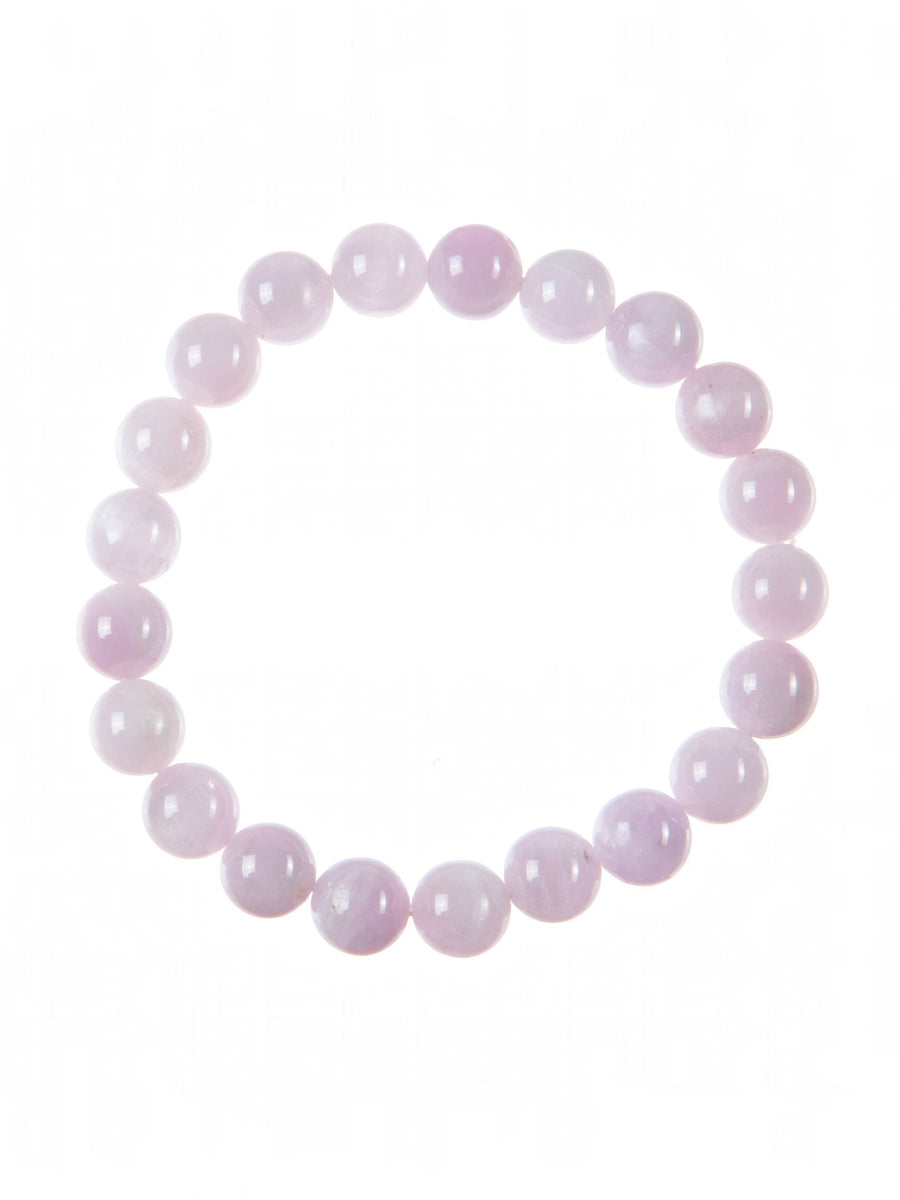 Kunzite Stone Stretch Bracelet B3626-8MM
