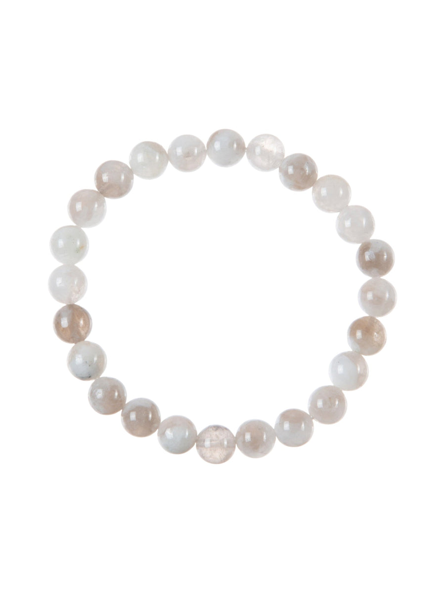 Moon Stone Stretch Bracelet B3635-8MM