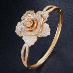 Flower Cubic Zirconia Bracelet B3641