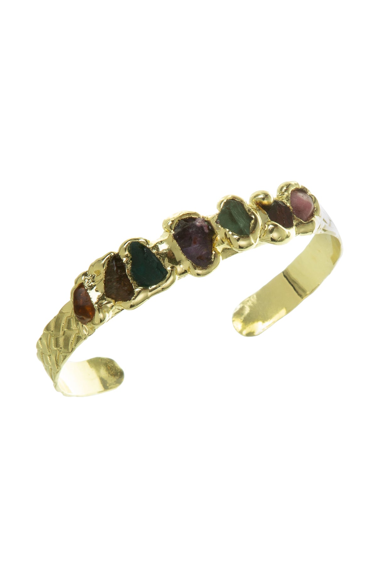 Quartz Alloy Cuff Bracelet B4001
