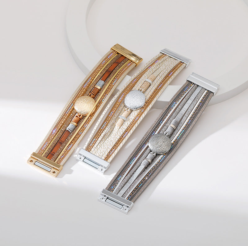 Disc Multilayer Magnetic Bracelet B4011 - view 4