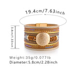 Disc Multilayer Magnetic Bracelet B4011 - view 2