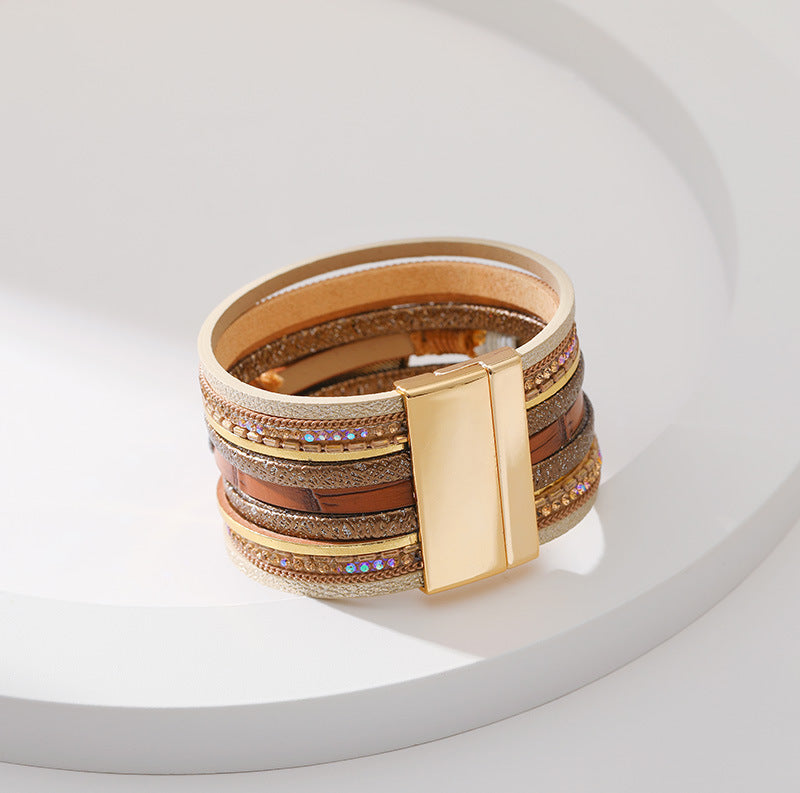 Disc Multilayer Magnetic Bracelet B4011 - view 6