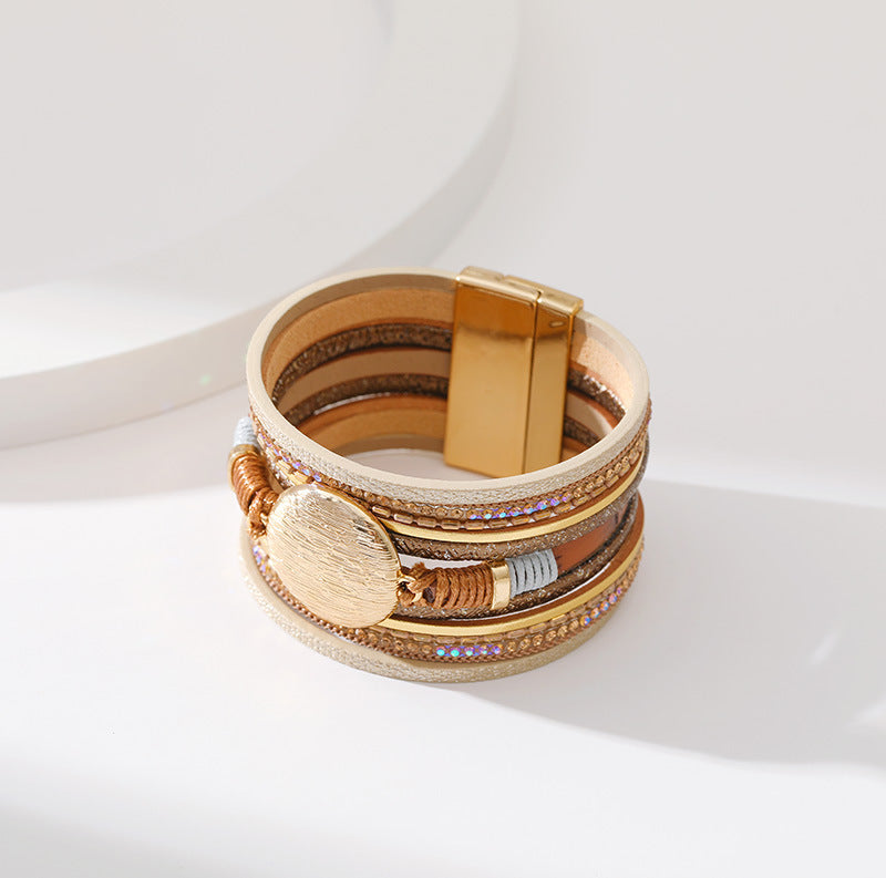 Disc Multilayer Magnetic Bracelet B4011 - view 7