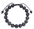 Black Labradorite Stone Braided Bracelet B4120-10MM