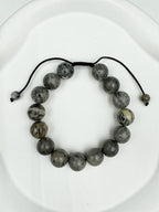 Atlas Jasper Stone Braided Bracelet B4129-12MM - view 4