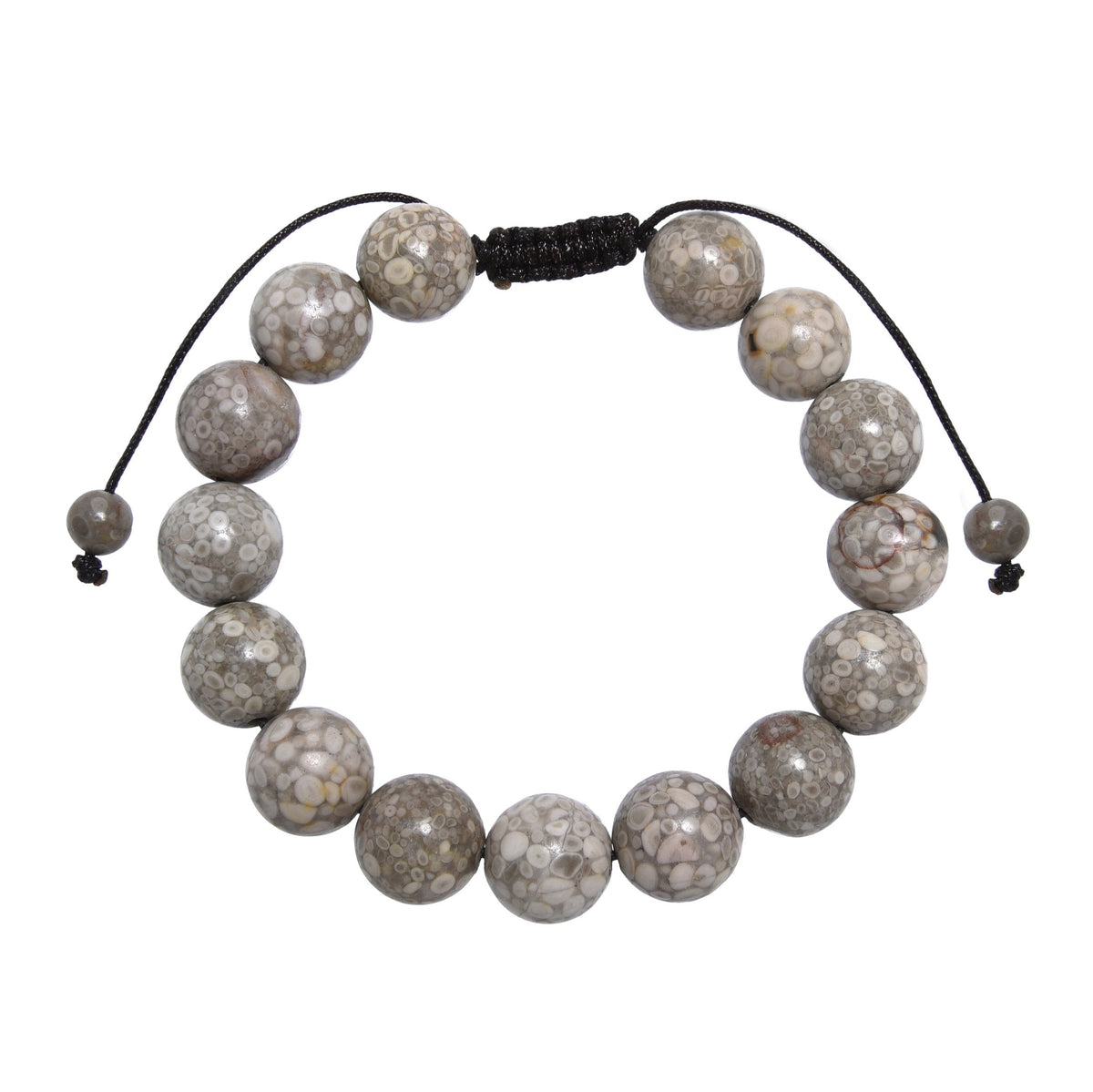 Maifan Stone Braided Bracelet B4151-12MM