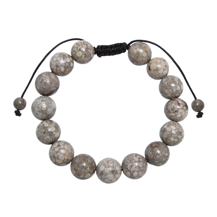 Maifan Stone Braided Bracelet B4151-12MM