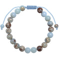 Shoushan Stone Braided Bracelet B4152-8MM