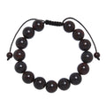 Brecciated Jasper Stone Braided Bracelet B4154-12MM