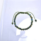 Tricolor Emperor Jasper Braided Bracelet B4165-12MM - view 6