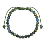 Tricolor Emperor Jasper Braided Bracelet B4165-12MM - view 4