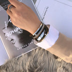 Feather Multilayer Leather Magnetic Bracelet B4189 - view 5