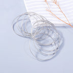 Stylish Set of 10 Gold Bangle Bracelets B4196-SET